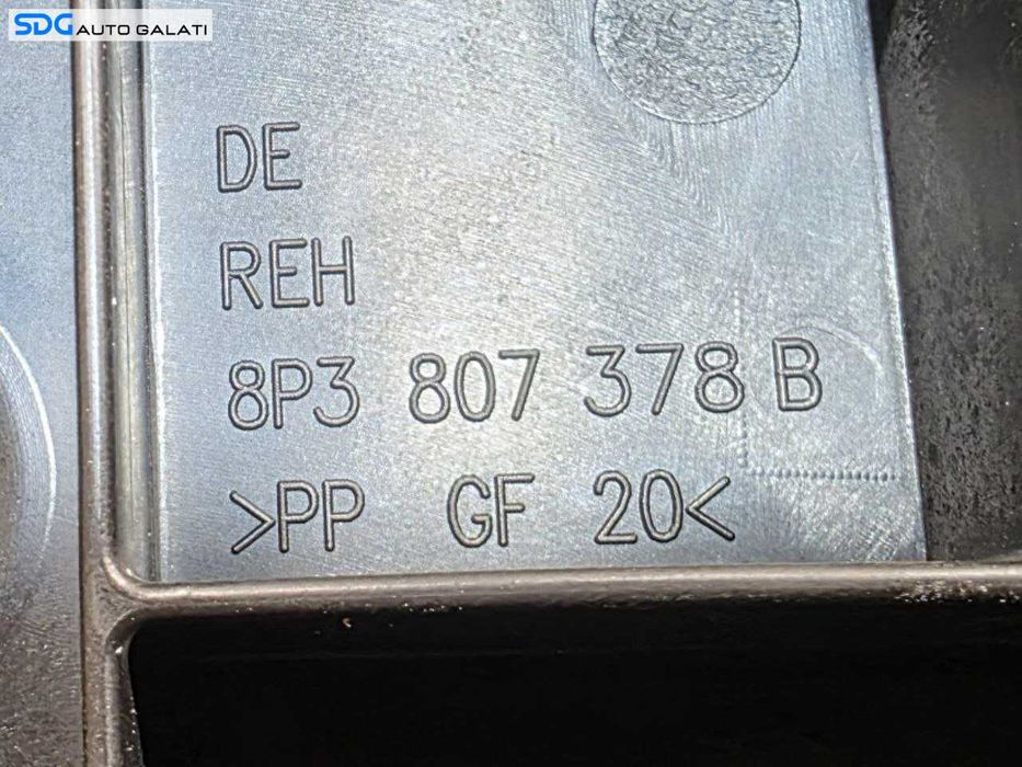 Suport Prindere Dreapta Bara Spate Audi A3 8P 2004 - 2013 Cod 8P3807378B [N6156]