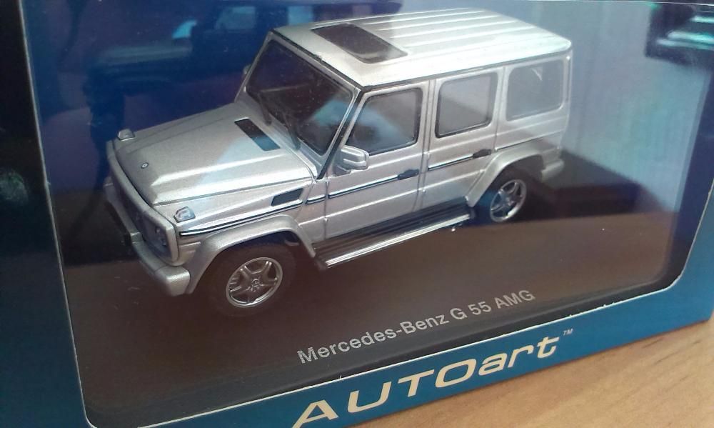 Autoart 1:43 silver- Mercedes G55 AMG
