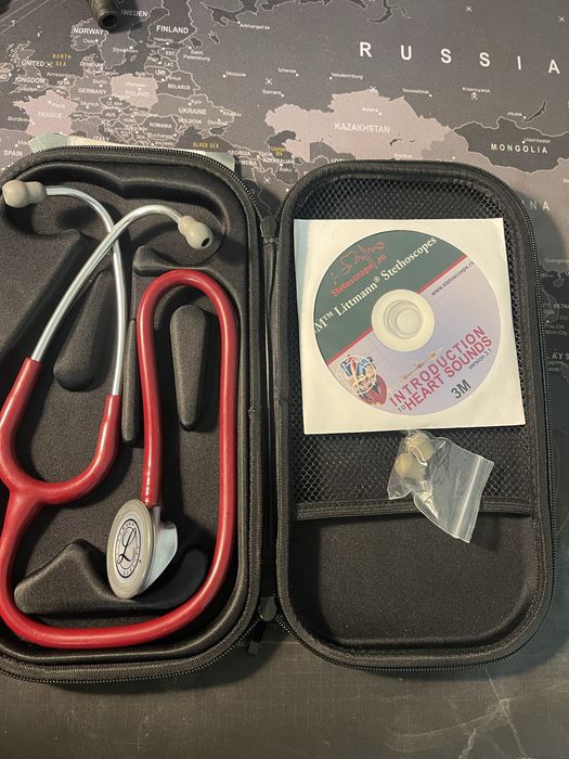 Stetoscop Littmann MASTER CARDIOLOGY + Husa + CD-uri