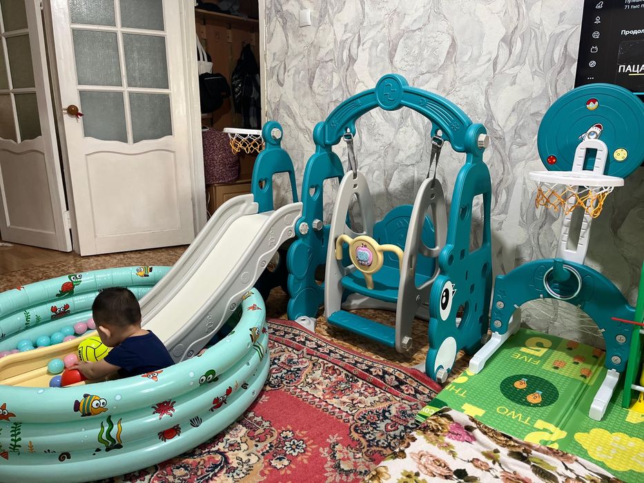 Продам детскую горку -качели