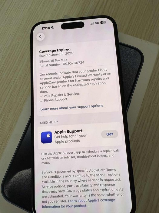 КАТО НОВ ! iPhone *15 Pro Max 256GB* *ПЕРФЕКТЕН* !