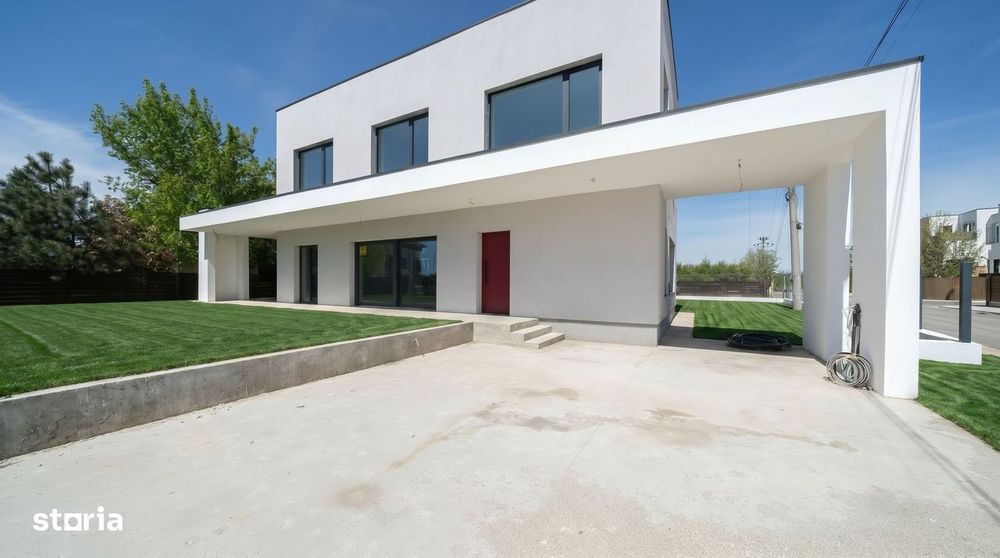Vilă modernă în Corbeanca | Construcție solidă, 3 dormitoare + birou