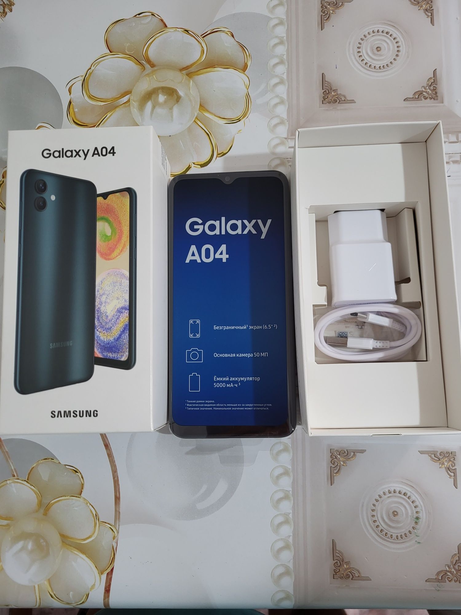 Продам новый телефон Galaxy A04: 50 000 тг. - Мобильные телефоны /  смартфоны Костанай на Olx