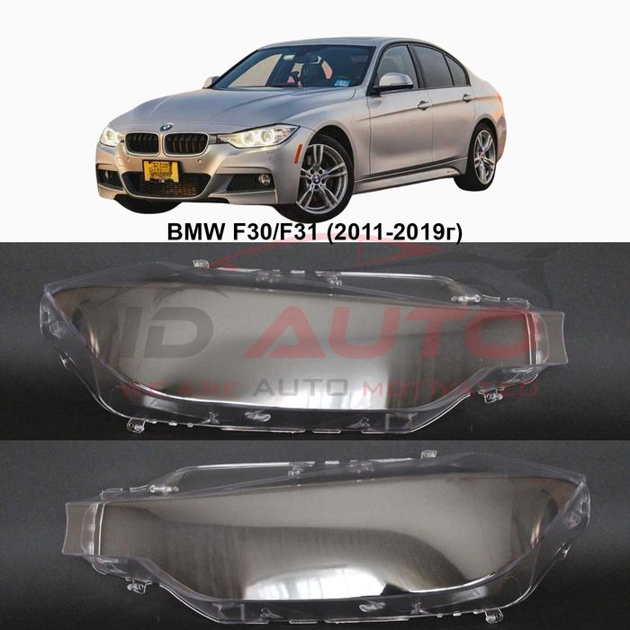 Стъкла / капаци за фарове - BMW F30 (2011-2019г) - комплект, бмв ф30