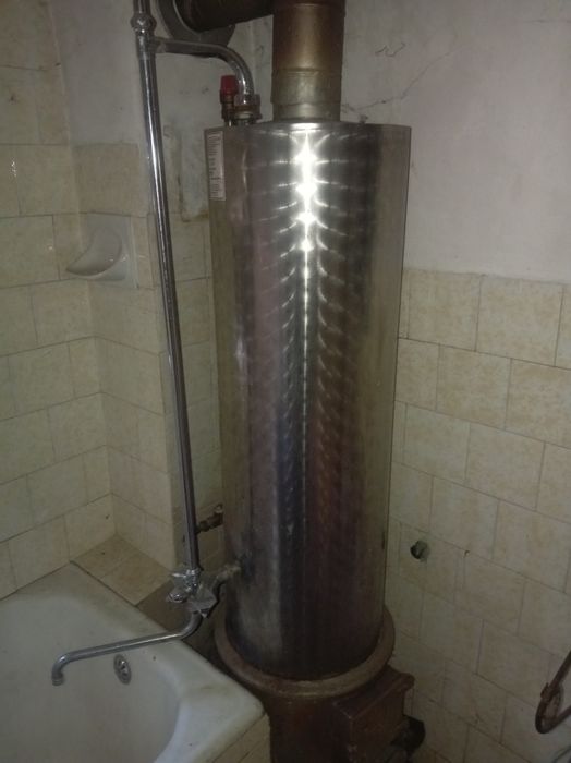 Boiler inox 110l cu suport ardere