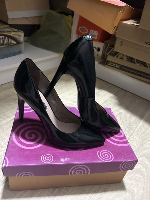 Туфли натуральн кожа лаковый