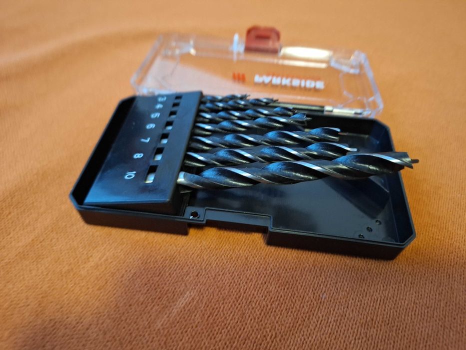 Set de 7 burghie pentru lemn, Parkside