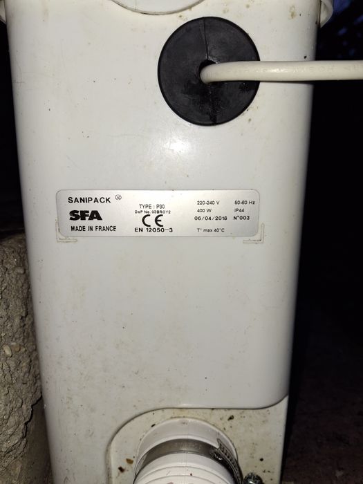 Sanipack 2 pompa