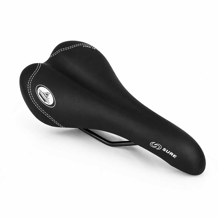 Седалка за велосипед Selle Monte Grappa Sure, черна, Made in Italy