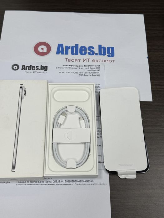 КАТО НОВ 256GB iPhone 17 Air Гаранция Ardes 2028г. White / Бял