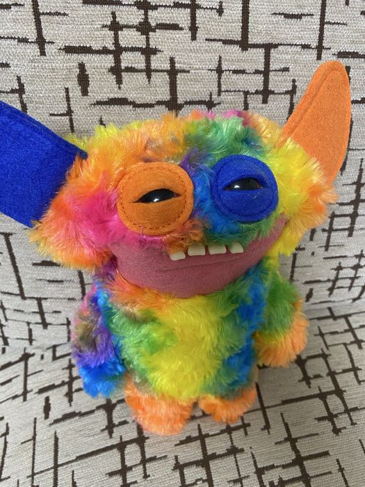FUGGLER jucărie din pluș monstru 25 cm stare bună