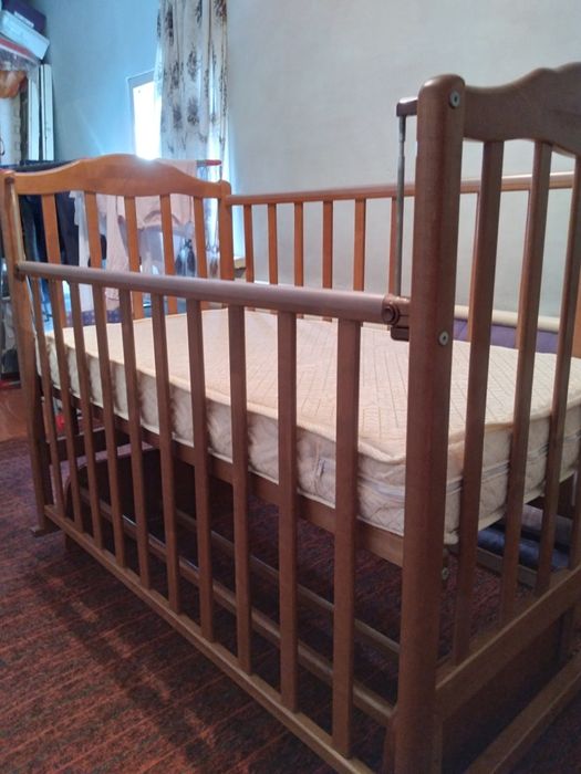 Детский манеж с ортопедическим матрацом