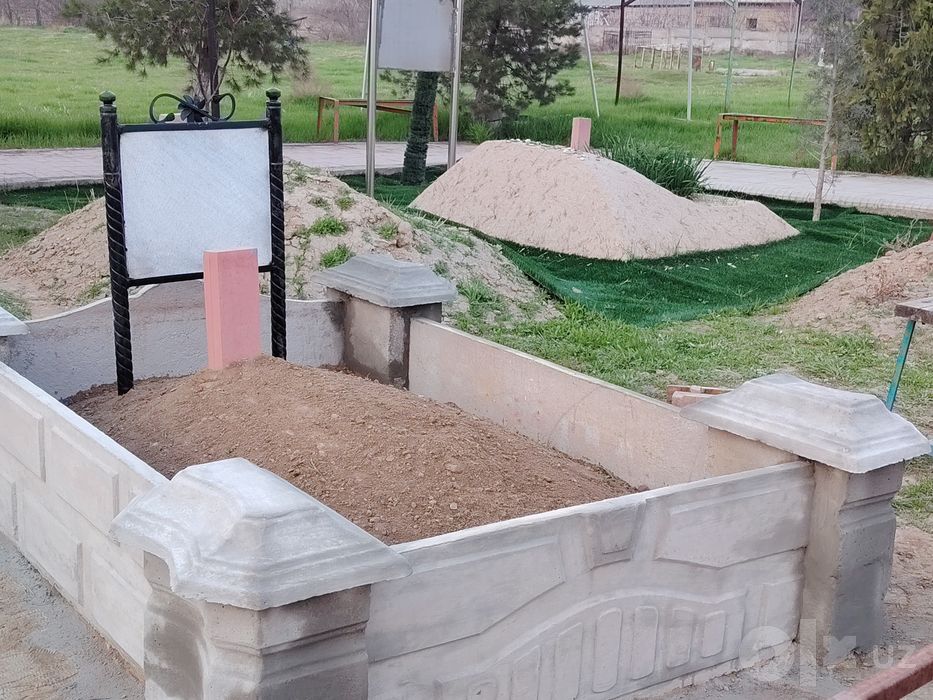 Кабр четлари учун курґон безакли плиткалари