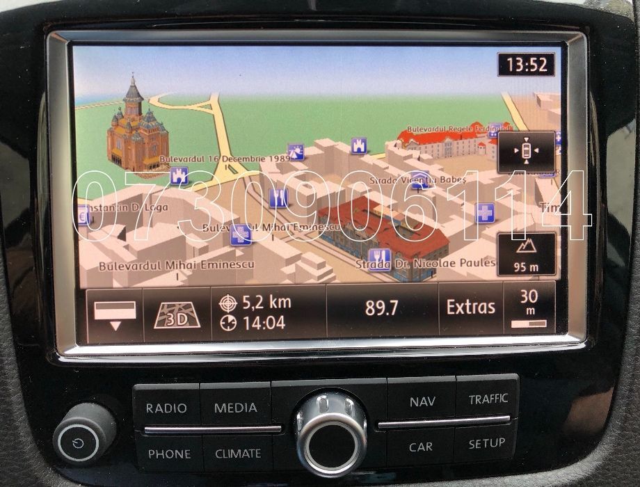 Harta navigatie VW TOUAREG 7P RNS850 Romania completa Europa 2027