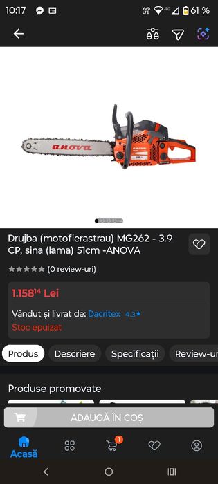 Drujbă anova MG262