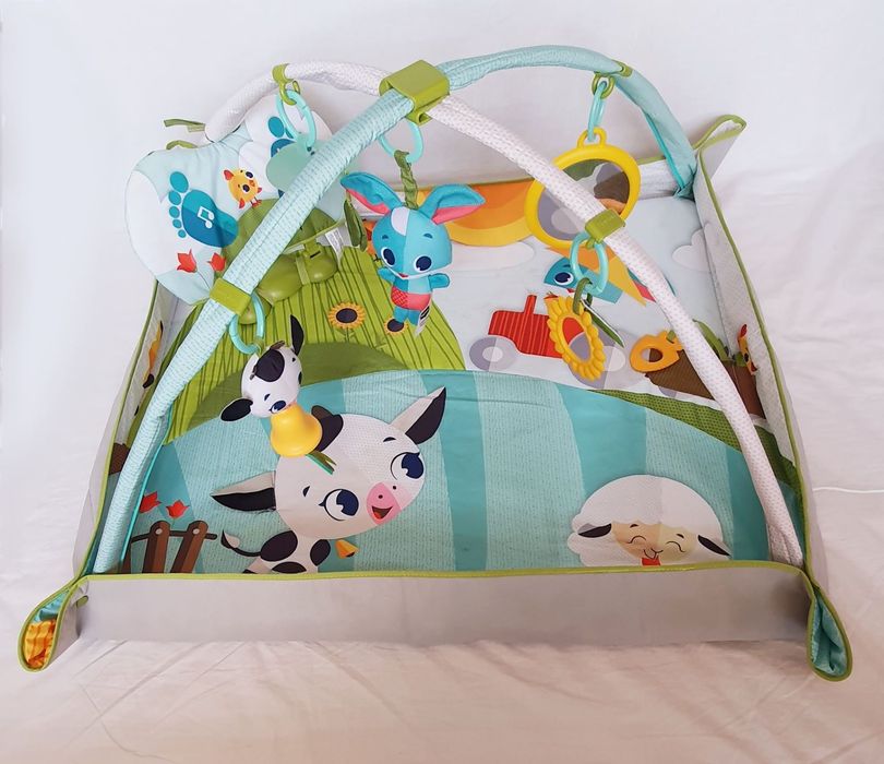 Активна гимнастика Tiny Love, Gymini Kick & Play Farm, размер XL, с 18 интерактивни функции