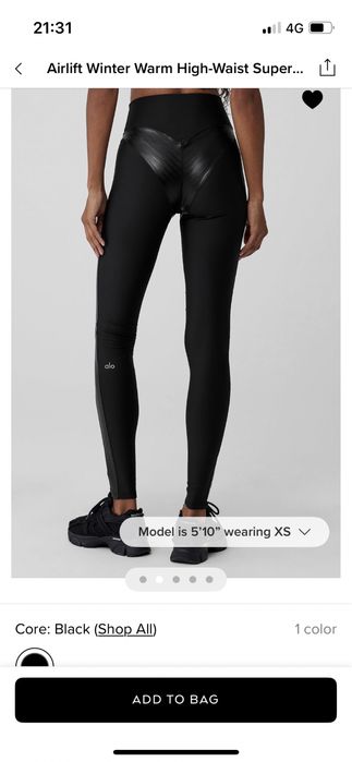 Alo yoga черен клин