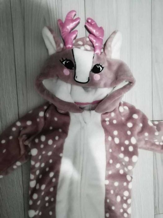 Salopeta superpufoasa  căprioară  fetite vârstă 2-3 ani mărimea 98