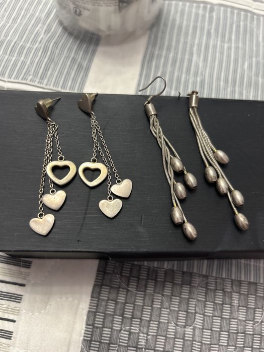 Продам серьги серебро