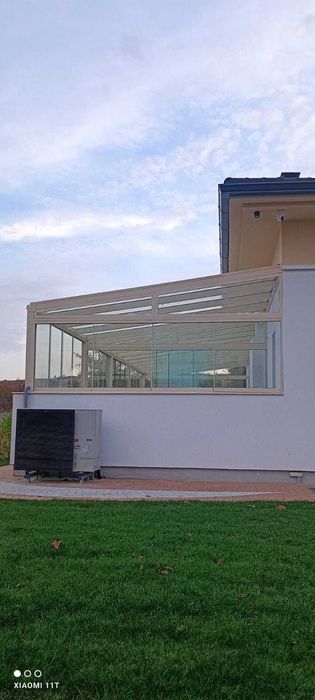 Terase aluminiu cu sticla