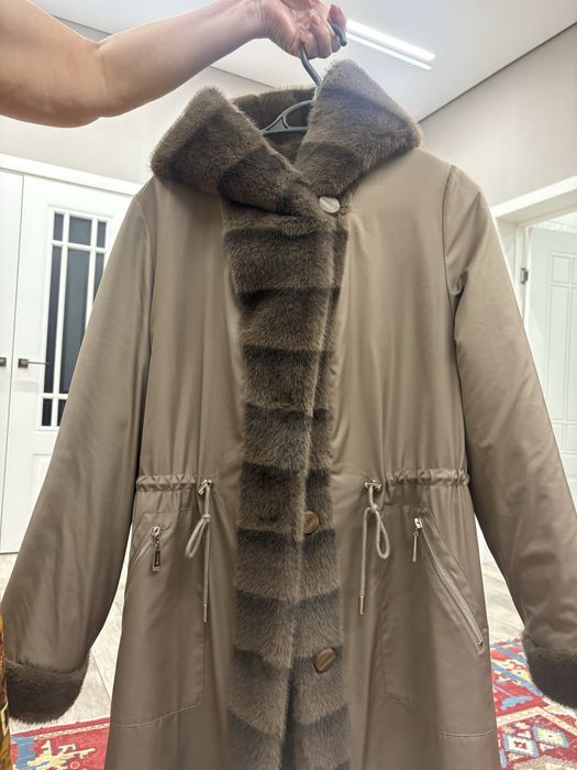 Шуба-плащь новая