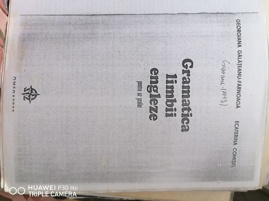 Gramatica limbii engleze de Georgiana Galatanu-Farniaga