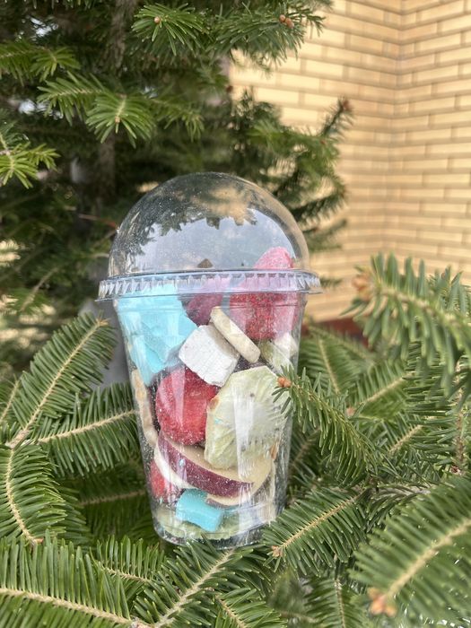 Сублимированные фрукты и мороженое