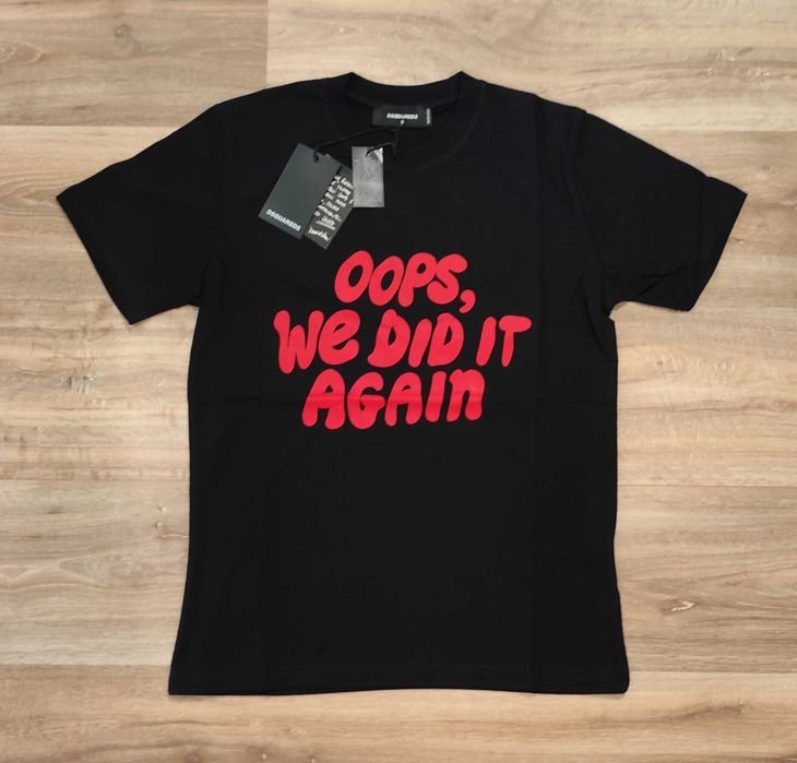 Мъжка тениска блуза фланела памук Dsquared НОВО