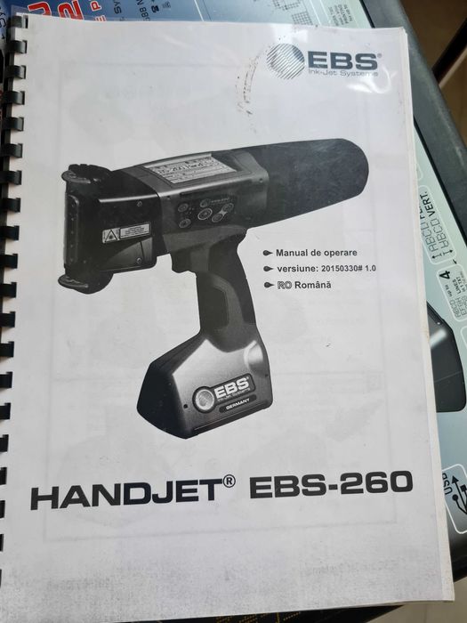 Imprimantă Mobilă Handjet EBS-260, stare perfectă, aproape nouă