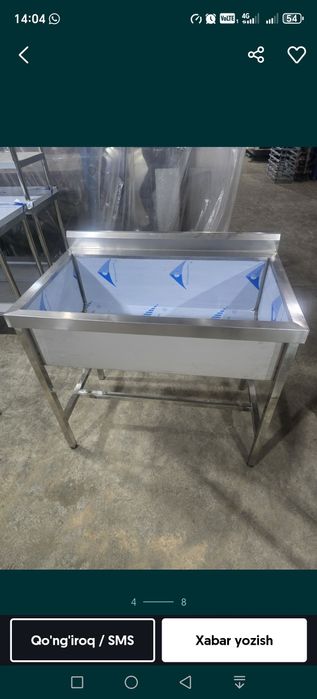 Moyka va stollar bor