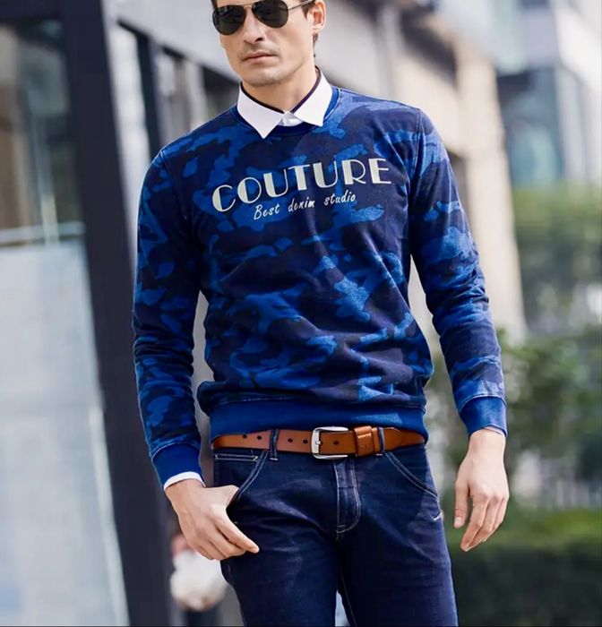 Мъжки модерен колан COWATHER*/Премиум естест.телешка кожа -10%Промоция