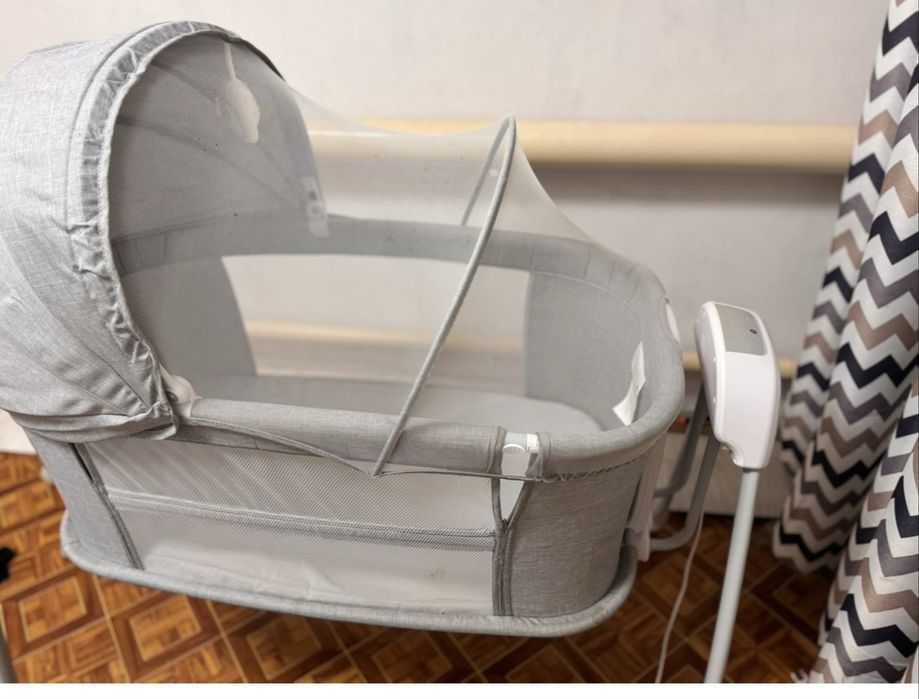 Кроватка люлька учачивает сама