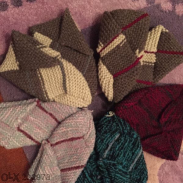 Ръчно плетени вълнени търлъци