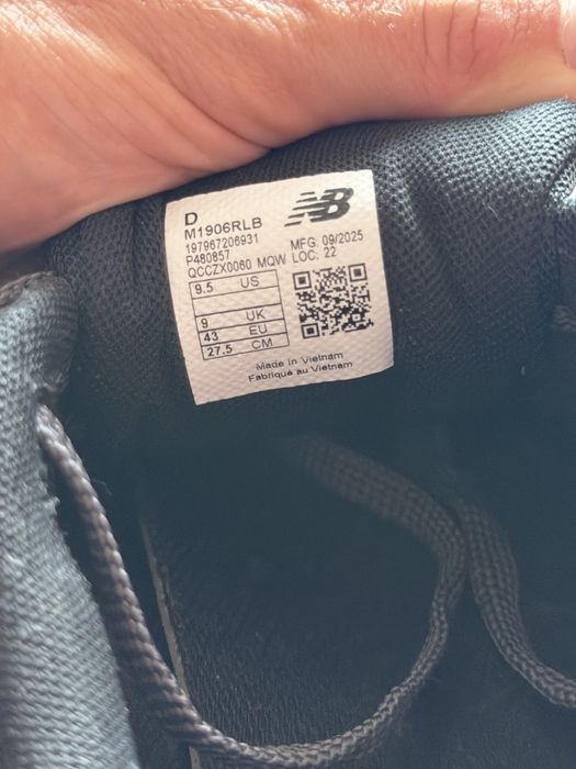 New Balance 1906R M1906RLB Black, 43 номер – НОВИ