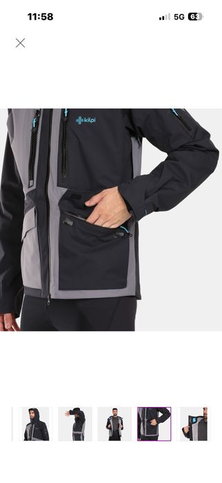 Ски яке (hardshell) KILPI (носено два пъти)