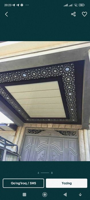 Alyukobond travertin sokl kafel tunkafon