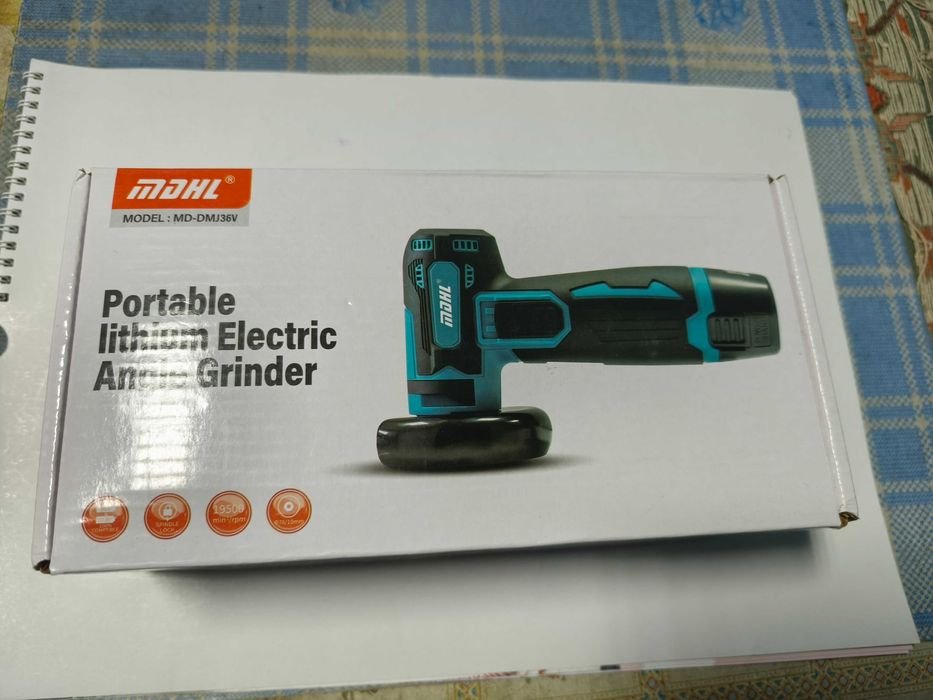 Mini polizor unghiular flex cu 2 acumulatori