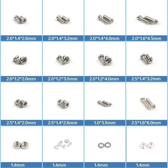 Trusa completa pentru reparatii ochelari
