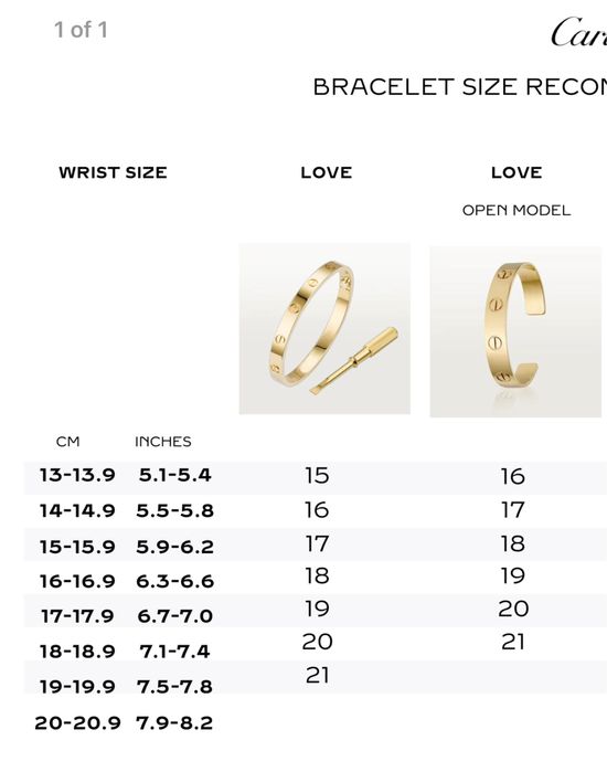 Cartier Love OPEN гривна