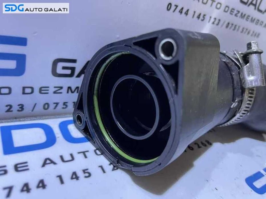 Tub Tubulatura Racord Cot Admisie Aer Turbo Turbina Turbosuflanta Audi A5 2.0 TDI CAHA CAHB CAGA CAGB CMEA 2008 - 2011 Cod 03L131111G 5N0145828D [D0240]