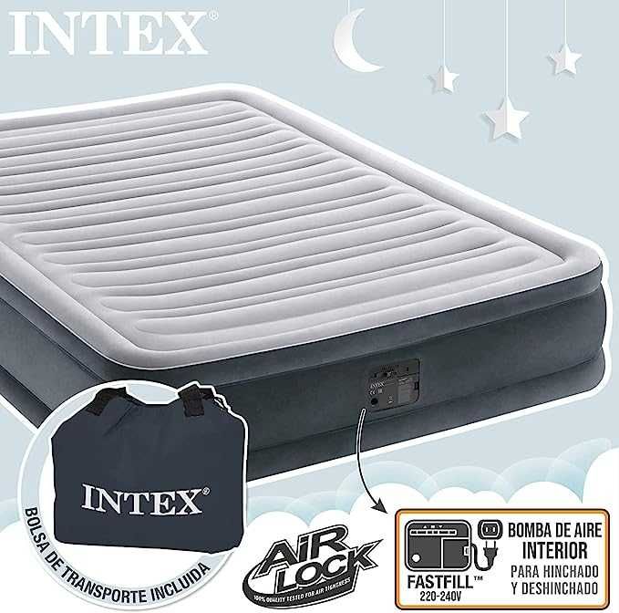Надувная кровать средней высоты Intex 67768 Бесплатная Доставка