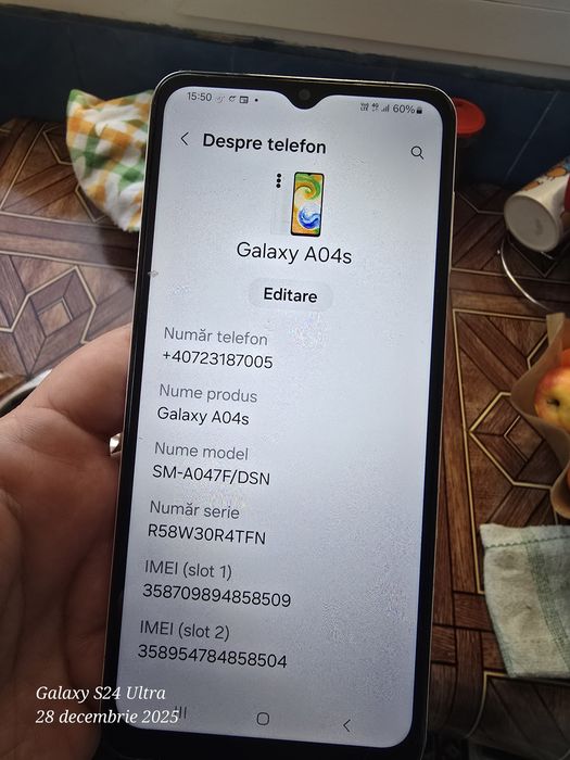 Samsung  galaxy a04s alb 300lei
