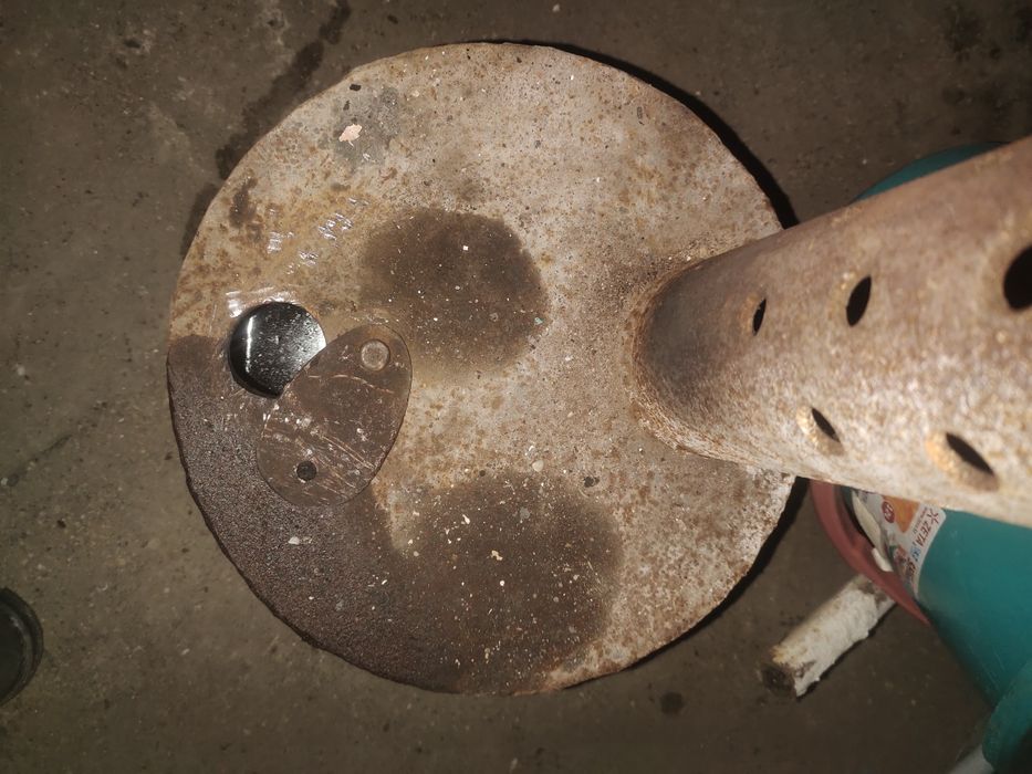 Буржуйка на отработке