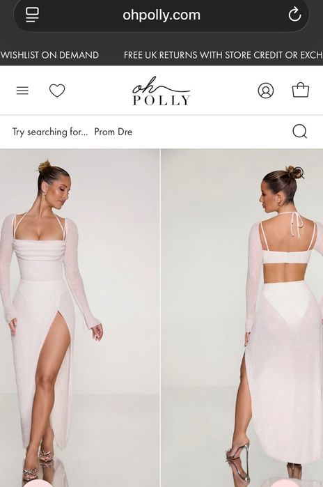 Oh polly рокля с пайети