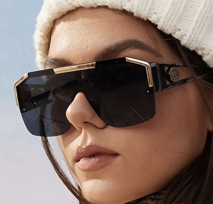 TOM FORD Дамски слънчеви очила маска модел 2024г защита 100% UV400 HD