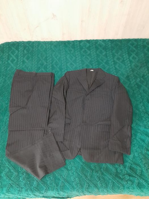 Costum bb  negru cu dungi
