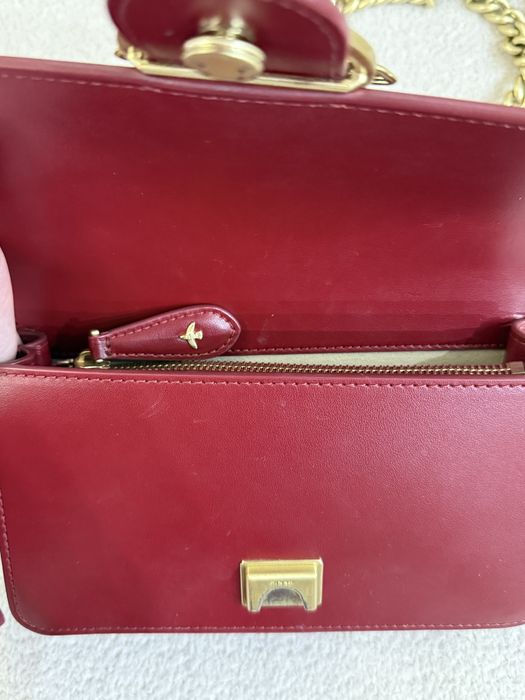 Сумка Pinko бордовая