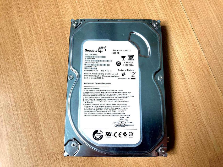 HDD 500 Gb Seagate Barracuda