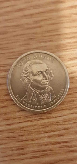 Vand un dolar prezidential john adams.