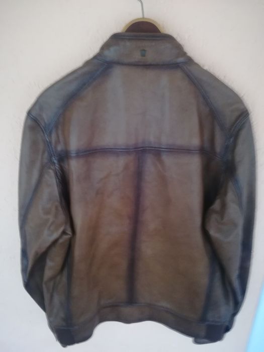 Geaca piele Massimo Dutti Xl bărbați